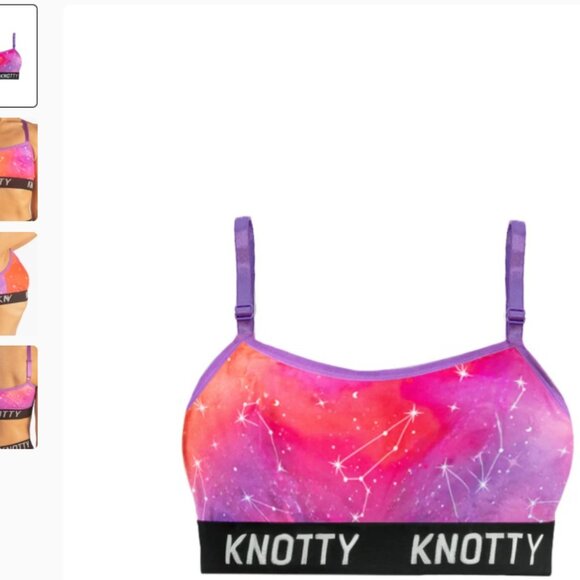 Leo Zodiac constellation bralette Knotty Knickers size XL - Picture 1 of 5